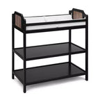 Table à langer Whisen Safe Suite, qualité assortie au lit de bébé, avec 2 étagères de rangement