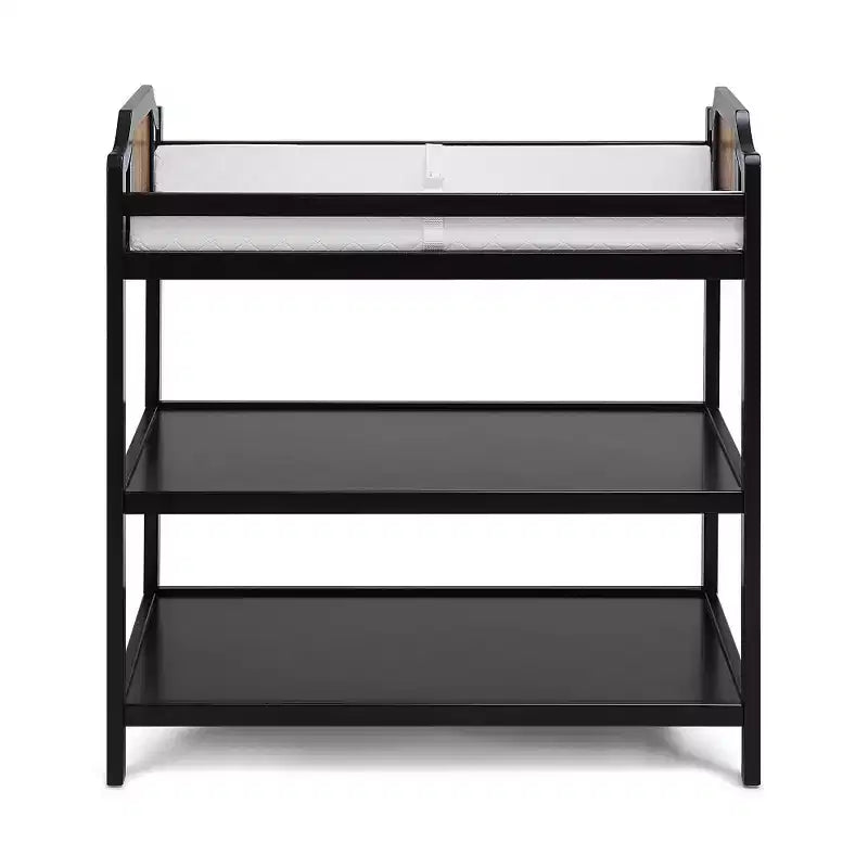 Table à langer Whisen Safe Suite, qualité assortie au lit de bébé, avec 2 étagères de rangement