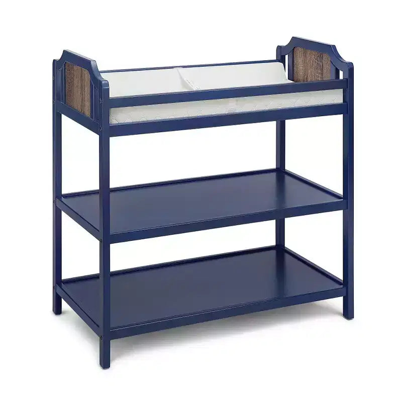 Table à langer Whisen Safe Suite, qualité assortie au lit de bébé, avec 2 étagères de rangement