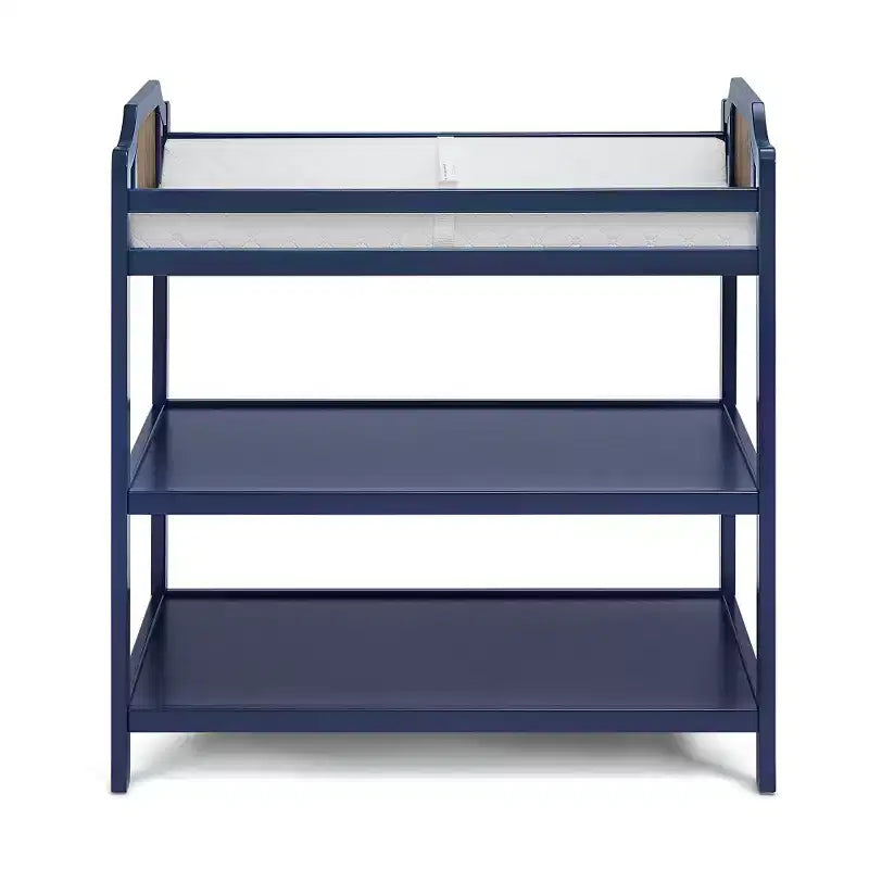 Table à langer Whisen Safe Suite, qualité assortie au lit de bébé, avec 2 étagères de rangement