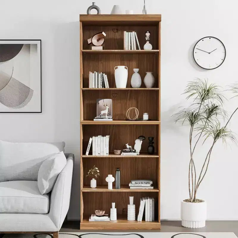 PexFix 41x31x16 Étagère à Livres Ouverte en Bois Meuble de Rangement Bibliothèque & Meuble de Bureau pour Cuisine Chambre Entrée Salon Salle à Manger Naturel