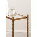 Table d'appoint rectangulaire Prisha de Kate and Laurel, 18x8x25, doré