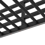 Lit mezzanine Whisen Twin en métal en forme de L avec étagères de rangement, 2 bureaux intégrés - Noir