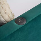 Lit de repos simple avec lit gigogne, canapé-lit en velours avec ports USB et poches latérales pour salon, chambre, chambre d'amis - ModernLuxe