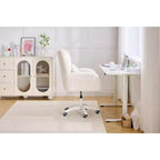 Chaise de bureau pivotante Teddy, fauteuil avec hauteur réglable, roulettes pour bureau, chambre - ModernLuxe