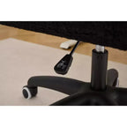 Chaise de bureau pivotante Teddy, fauteuil avec hauteur réglable, roulettes pour bureau, chambre - ModernLuxe