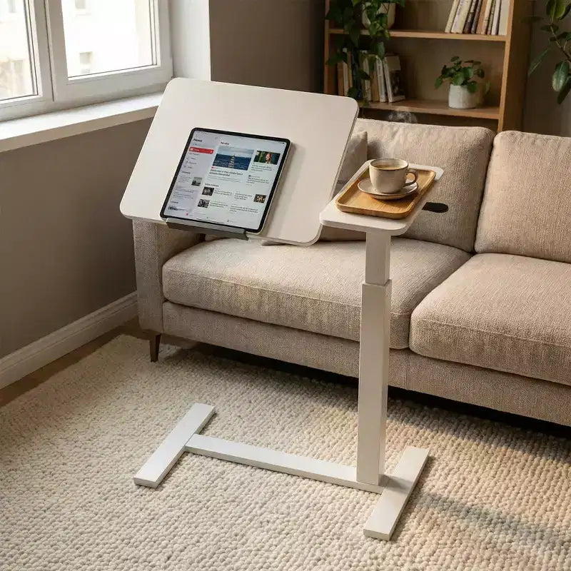 Table de chevet roulante mobile pour chambre à coucher ou salon