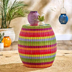 Table d'appoint en rotin éclatant The Lakeside Collection -