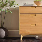 Commode à 3 tiroirs en bois de style moderne du milieu du siècle - Walker Edison