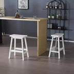 Tabouret de comptoir Karlhome en bois massif