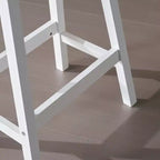 Tabouret de comptoir Karlhome en bois massif