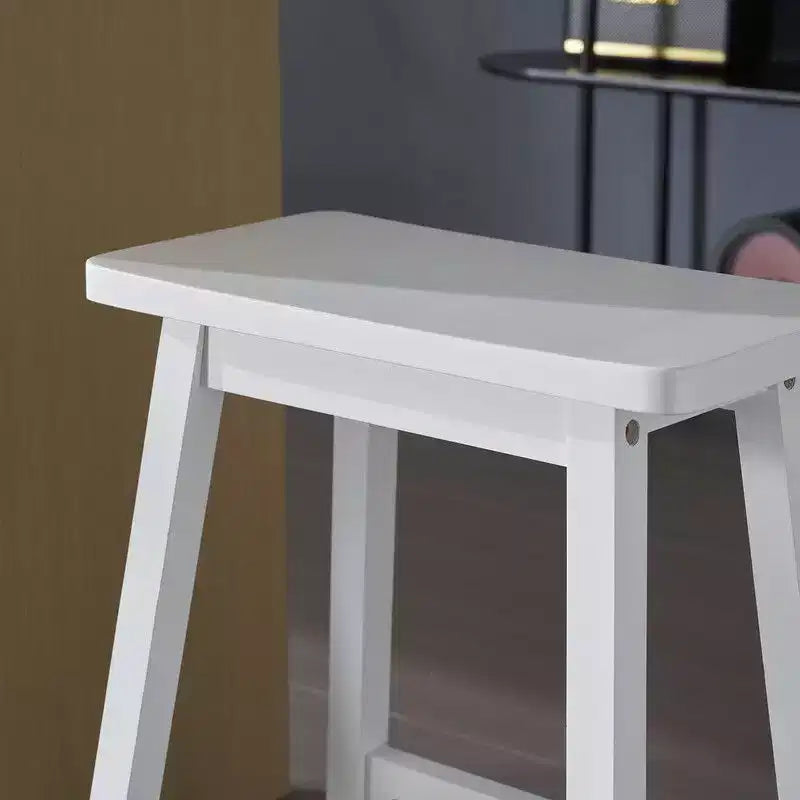 Tabouret de comptoir Karlhome en bois massif