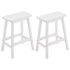 Tabouret de comptoir Karlhome en bois massif