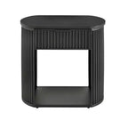 Chambre à coucher complète Shirley (lit et tables de chevet) – Noir – iNSPIREQ