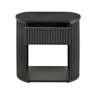Chambre à coucher complète Shirley (lit et tables de chevet) – Noir – iNSPIREQ