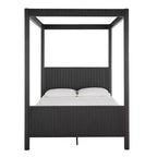 Chambre à coucher complète Shirley (lit et tables de chevet) – Noir – iNSPIREQ