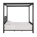 Chambre à coucher complète Shirley (lit et tables de chevet) – Noir – iNSPIREQ