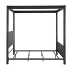 Chambre à coucher complète Shirley (lit et tables de chevet) – Noir – iNSPIREQ