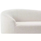 ModernLuxe Chaise Longue, Canapé Moderne du Milieu du Siècle avec Cadre en Bois d'Hévéa, Lit de Repos Orienté à Gauche pour Salon