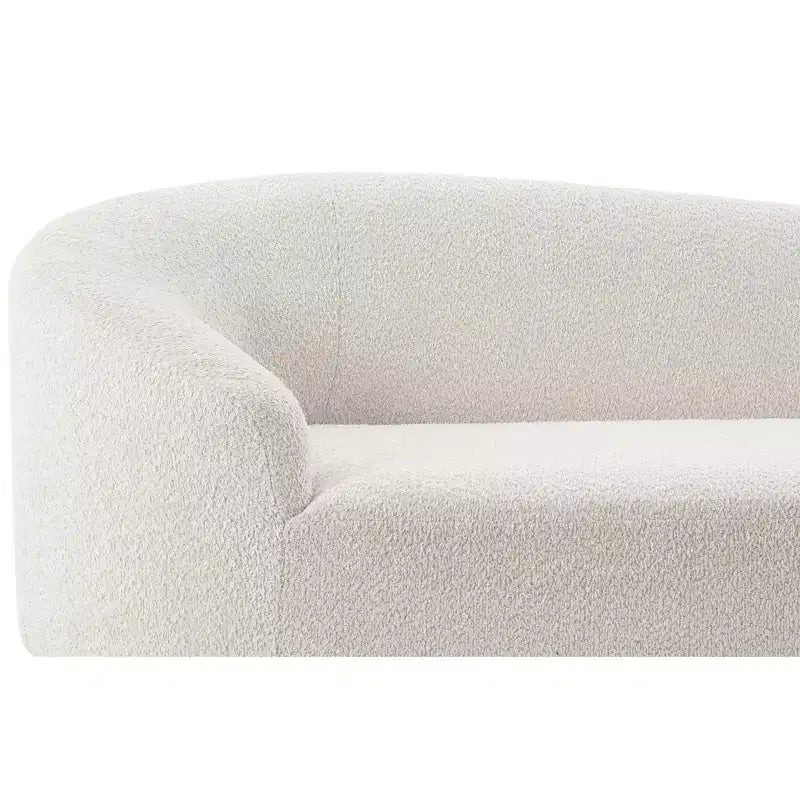 ModernLuxe Chaise Longue, Canapé Moderne du Milieu du Siècle avec Cadre en Bois d'Hévéa, Lit de Repos Orienté à Gauche pour Salon