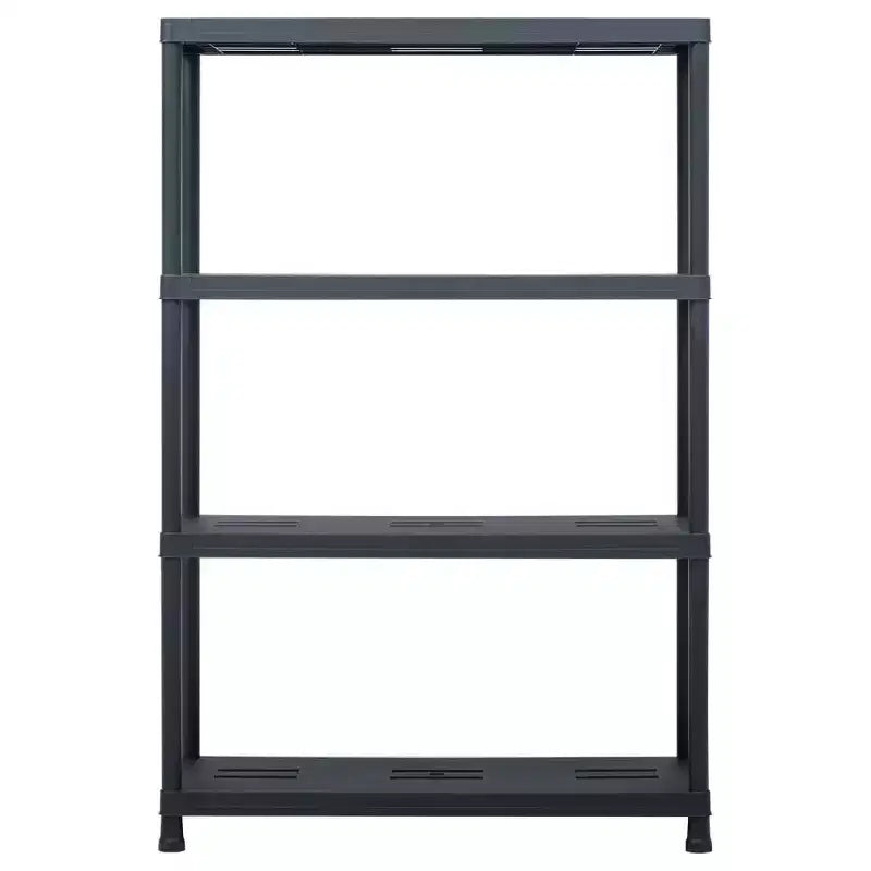 vidaXL Étagère de Rangement Noire 220 kg 90x40x138 cm Plastique