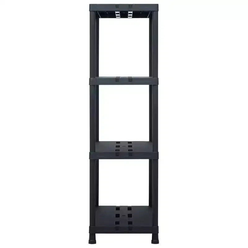vidaXL Étagère de Rangement Noire 220 kg 90x40x138 cm Plastique