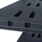 vidaXL Étagère de Rangement Noire 220 kg 90x40x138 cm Plastique