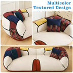 Canapé incurvé moderne ultra-large Dyonery de 104 pouces, canapé de sol sectionnel, équipé de coussins, aucun assemblage requis