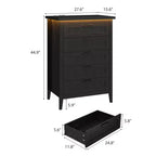 Commode moderne à 3/5/6/8 tiroirs avec lumière LED, petite table de chevet en bois et commode, meuble de rangement pour chambre, placard et salon