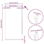 vidaXL Tabourets de bar lot de 2 marron et argent avec cadre en acier et assise en MDF