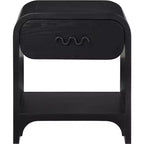 Meridian Furniture Hayes Table de chevet/d'appoint noire