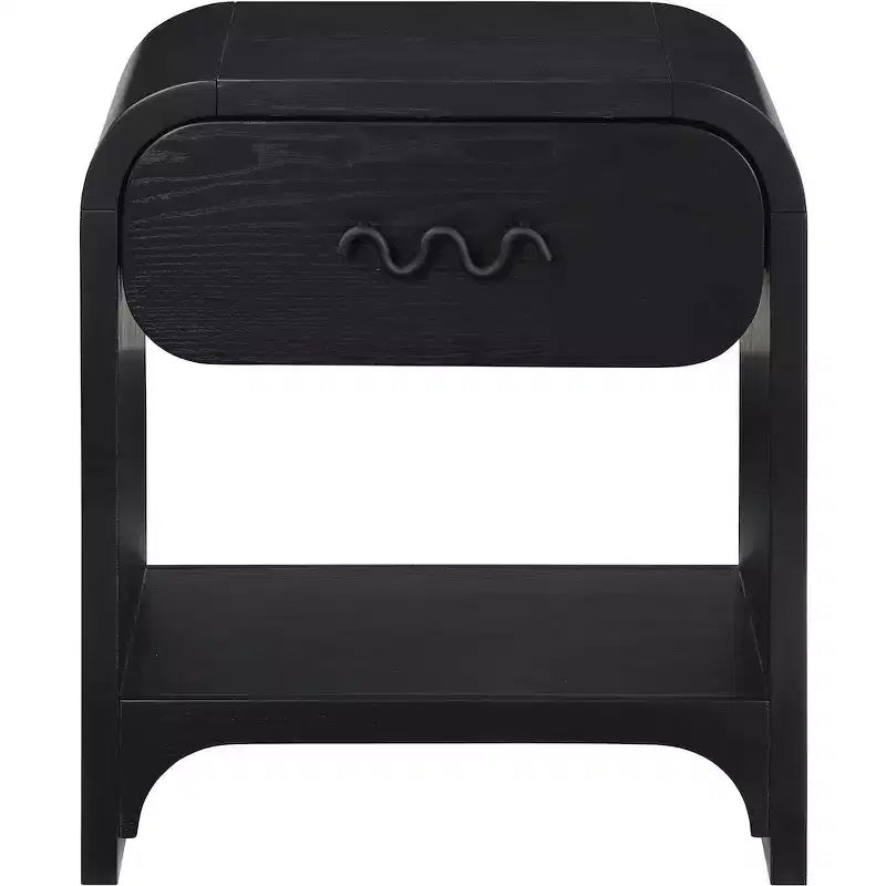 Meridian Furniture Hayes Table de chevet/d'appoint noire