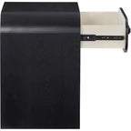 Meridian Furniture Hayes Table de chevet/d'appoint noire