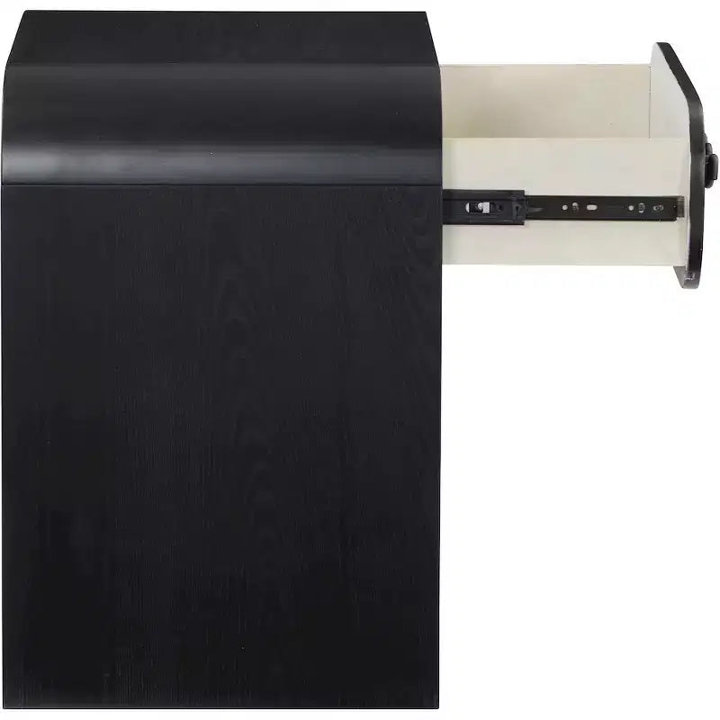 Meridian Furniture Hayes Table de chevet/d'appoint noire