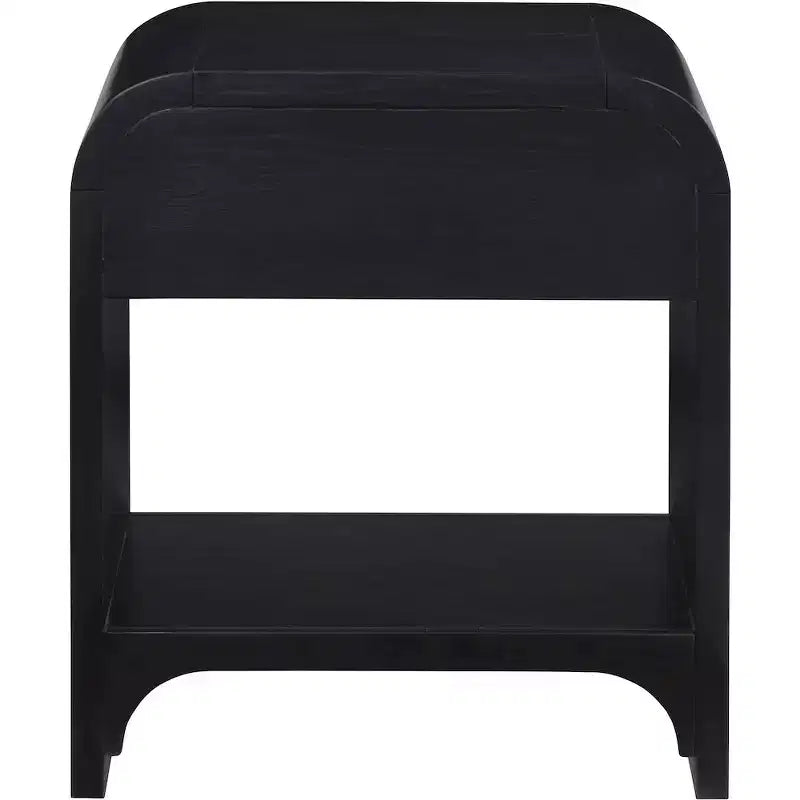 Meridian Furniture Hayes Table de chevet/d'appoint noire