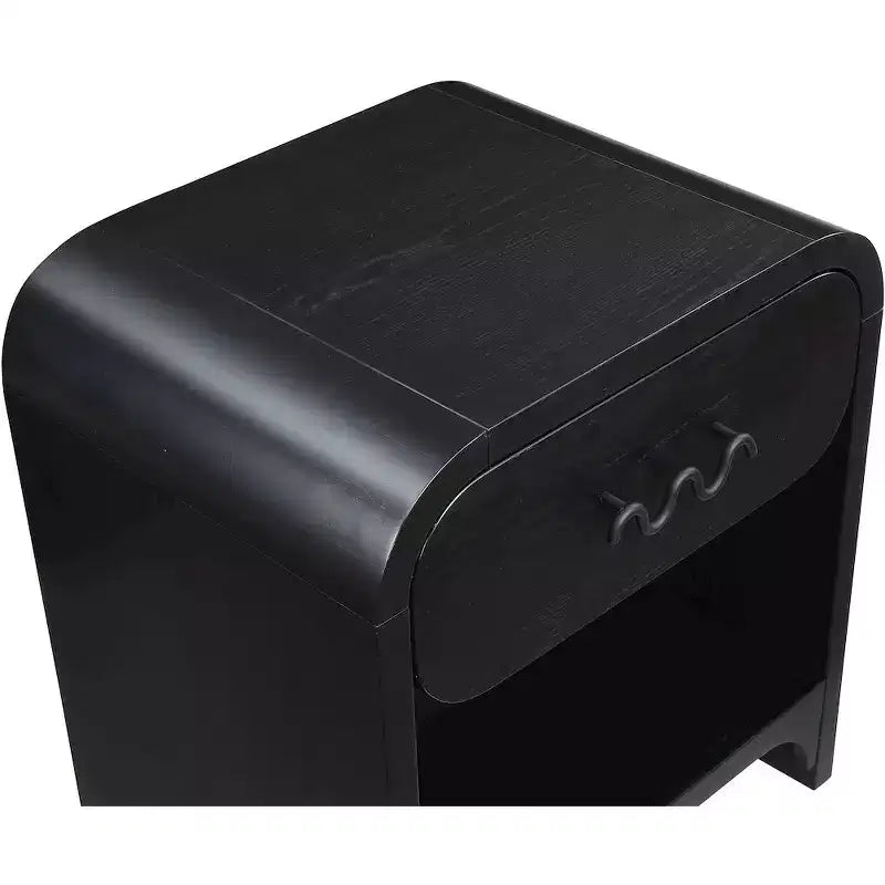 Meridian Furniture Hayes Table de chevet/d'appoint noire