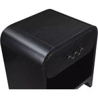 Meridian Furniture Hayes Table de chevet/d'appoint noire