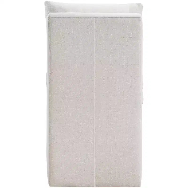 Meridian Furniture Nelori Chaise de salle à manger en tissu performance texturé lin, lot de 2