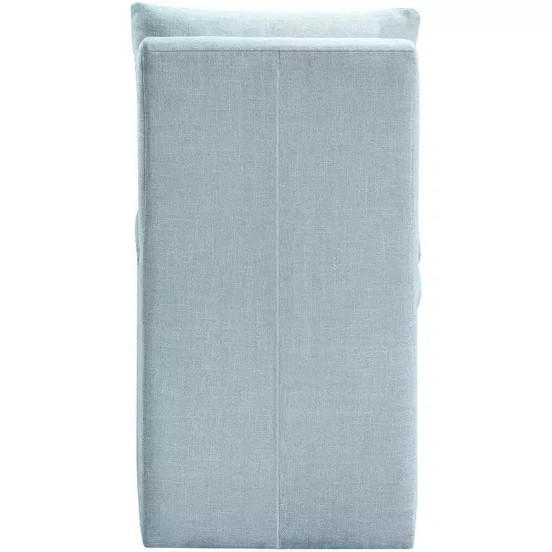 Meridian Furniture Nelori Chaise de salle à manger en tissu performance texturé lin, lot de 2