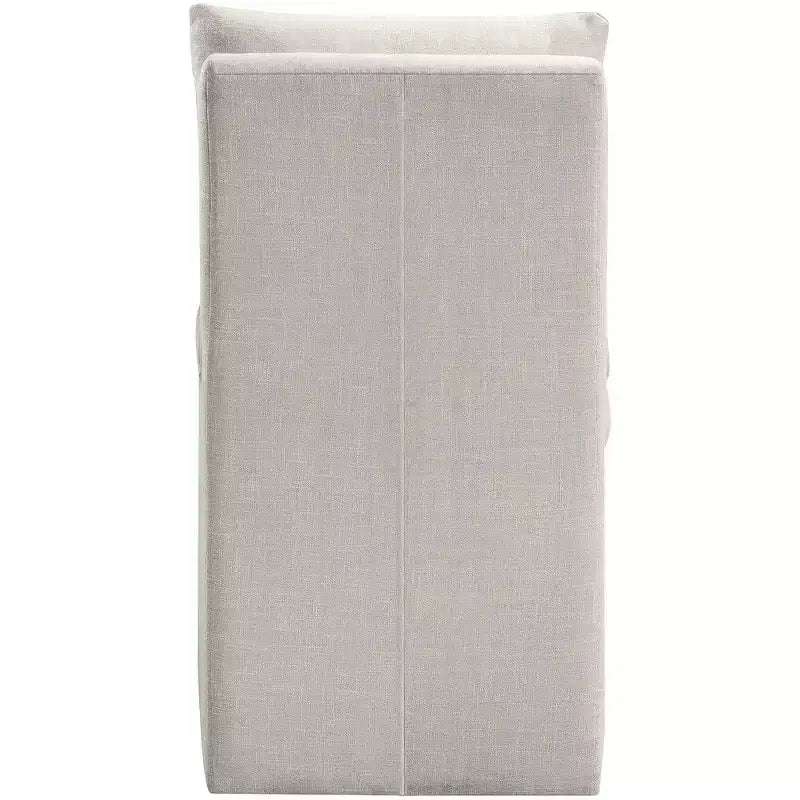 Meridian Furniture Nelori Chaise de salle à manger en tissu performance texturé lin, lot de 2