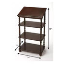 HomeRoots Bureau debout 24, brun foncé