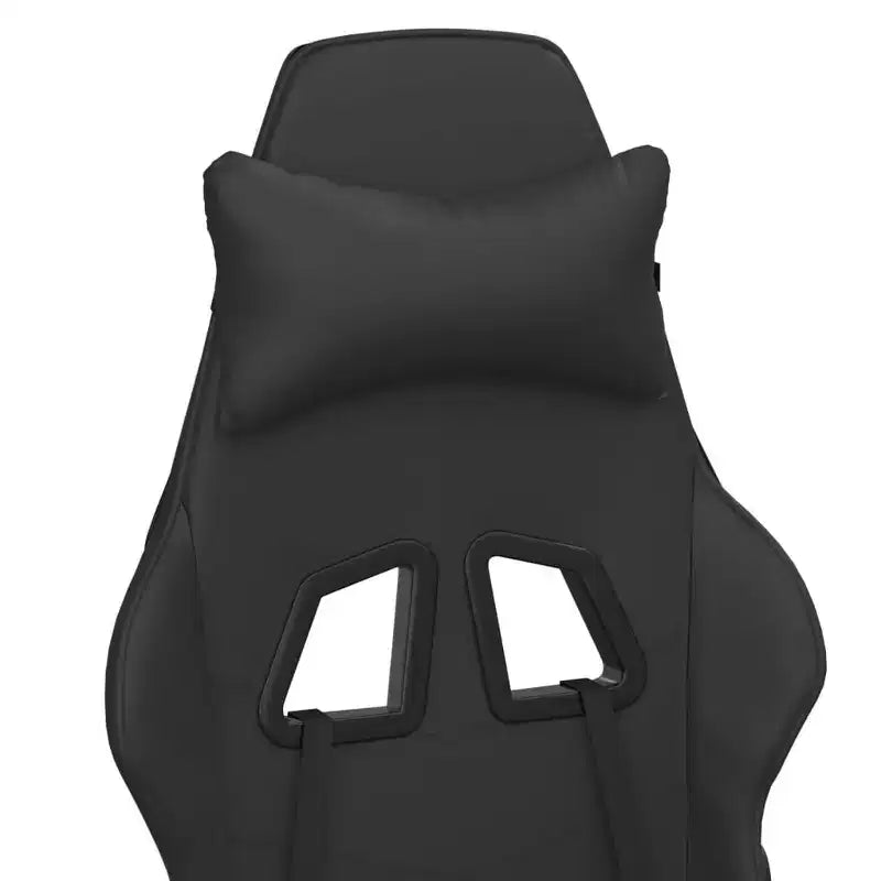 vidaXL Chaise de jeu similicuir noir et bleu, métal, contreplaqué Réglable