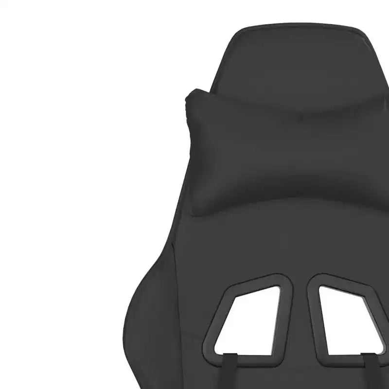 vidaXL Chaise de jeu similicuir noir et bleu, métal, contreplaqué Réglable