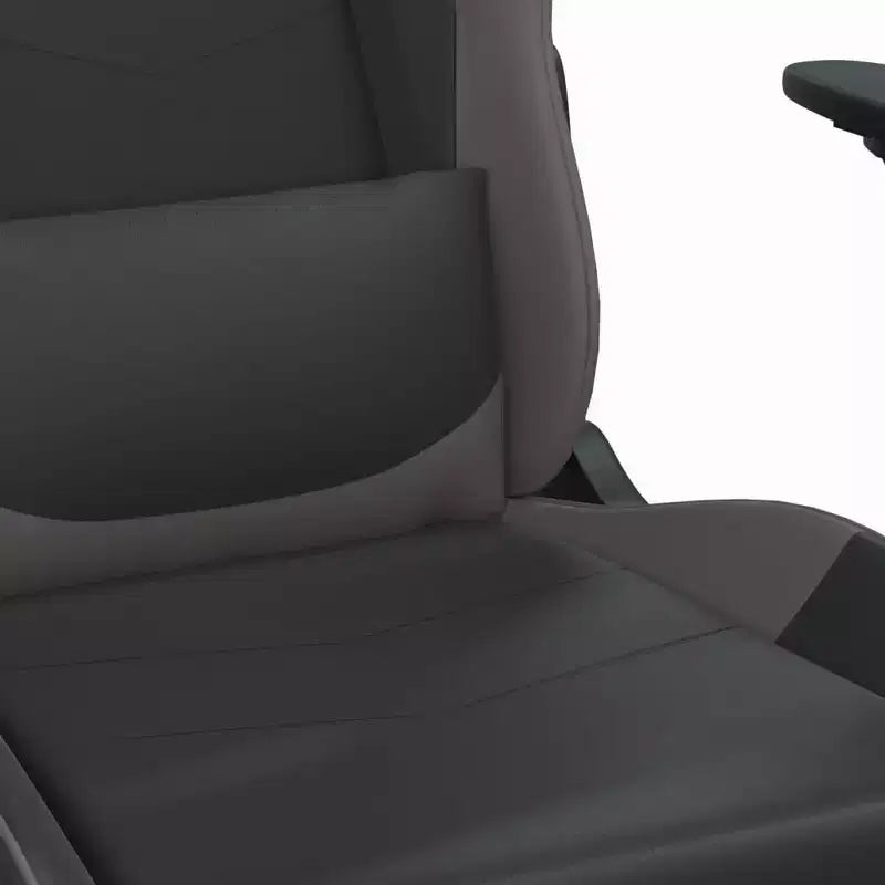 vidaXL Chaise de jeu similicuir noir et bleu, métal, contreplaqué Réglable