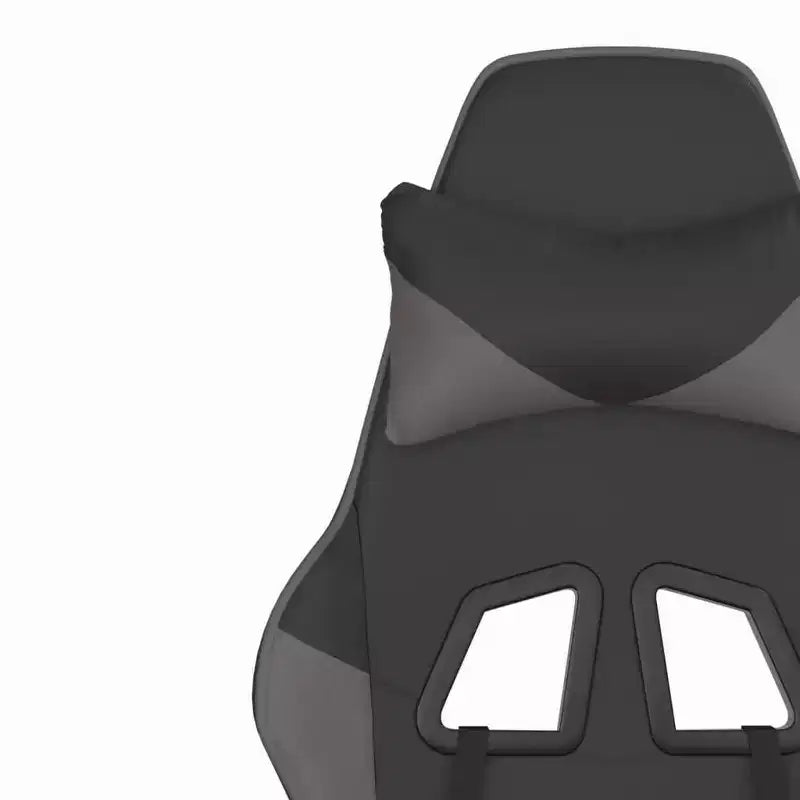 vidaXL Chaise de jeu similicuir noir et bleu, métal, contreplaqué Réglable