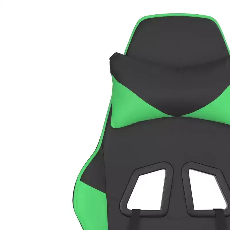 vidaXL Chaise de jeu similicuir noir et bleu, métal, contreplaqué Réglable