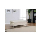 Pouf en velours Naomi de Meridian Furniture