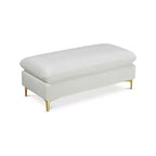 Meridian Furniture Naomi Velvet Ottoman