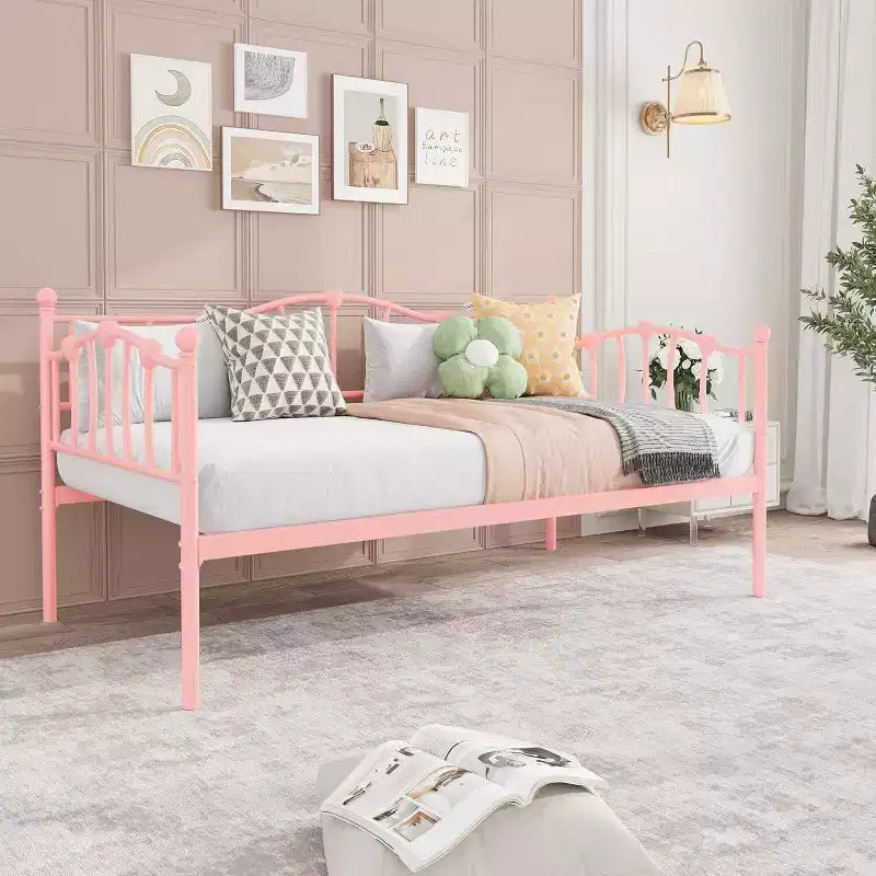 Canapé-lit double escamotable GUSTOWAVE avec cadre gigogne pour salon et chambre à coucher