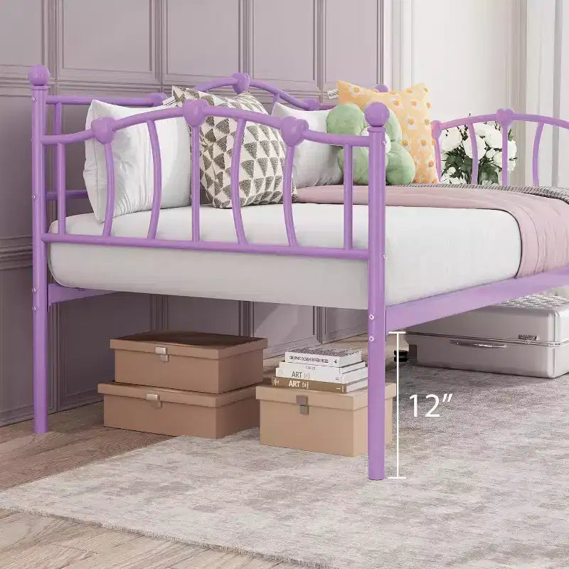 Canapé-lit double escamotable GUSTOWAVE avec cadre gigogne pour salon et chambre à coucher